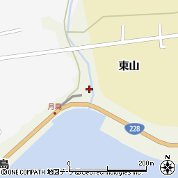 北海道松前郡松前町月島125周辺の地図