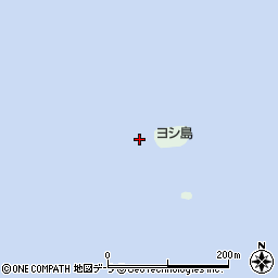 ヨシ島周辺の地図