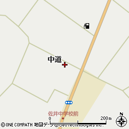 青森県下北郡佐井村佐井中道周辺の地図