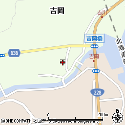 吉岡郵便局周辺の地図