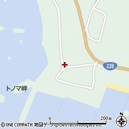 北海道松前郡松前町館浜867周辺の地図