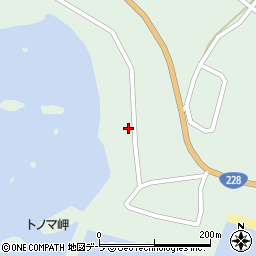 北海道松前郡松前町館浜552-1周辺の地図