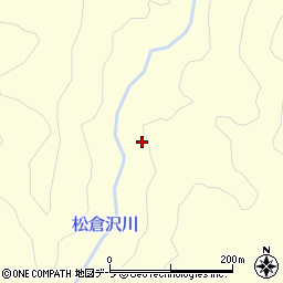 松倉沢川周辺の地図