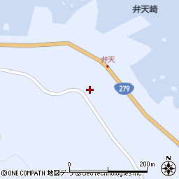 青森県下北郡風間浦村下風呂鳥谷場ノ上周辺の地図