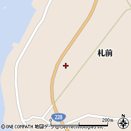 北海道松前郡松前町札前512周辺の地図