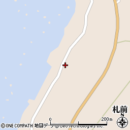 北海道松前郡松前町札前121周辺の地図