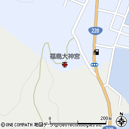 福島大神宮周辺の地図