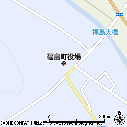 福島町役場　建設課周辺の地図