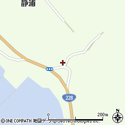 北海道松前郡松前町静浦42周辺の地図
