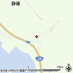 北海道松前郡松前町静浦409-2周辺の地図