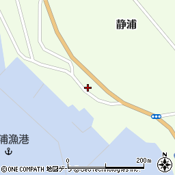 北海道松前郡松前町静浦107周辺の地図