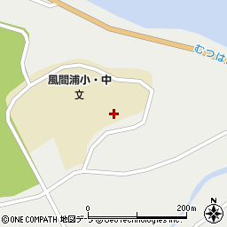 風間浦村立風間浦中学校周辺の地図
