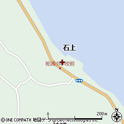 青森県風間浦村（下北郡）蛇浦（石上）周辺の地図