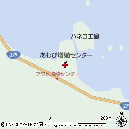 風間浦村役場　あわび増殖センター周辺の地図