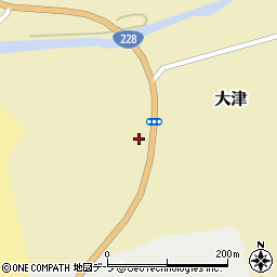 北海道松前郡松前町大津21周辺の地図