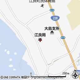 江良郵便局 ＡＴＭ周辺の地図