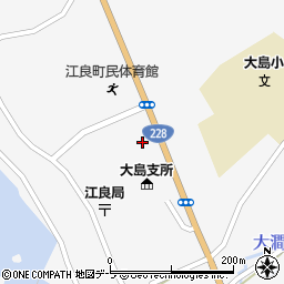 北海道松前郡松前町江良842周辺の地図