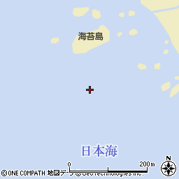 海苔島周辺の地図