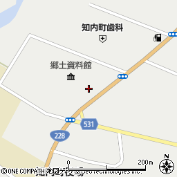 知内土地改良区周辺の地図