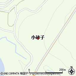 北海道檜山郡上ノ国町小砂子周辺の地図