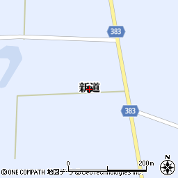 北海道木古内町（上磯郡）新道周辺の地図