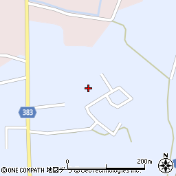 木古内町役場　学校給食センター周辺の地図