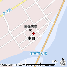 〒049-0422 北海道上磯郡木古内町本町の地図