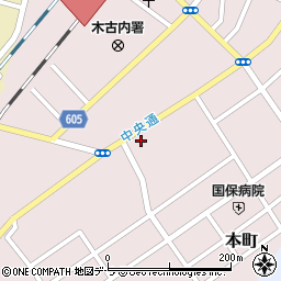 北海道エアウォーター株式会社　木古内サービスセンター周辺の地図