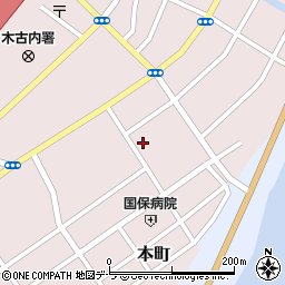 ヤマダ美芸堂木古内店周辺の地図