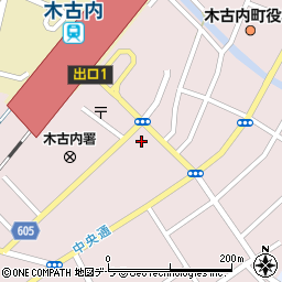 北海道銀行木古内支店周辺の地図
