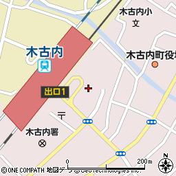 タイムズカー木古内駅前店周辺の地図
