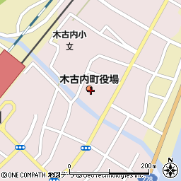 北海道木古内町（上磯郡）周辺の地図