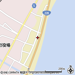 北海道木古内町（上磯郡）前浜周辺の地図