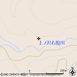 上ノ沢右股川周辺の地図