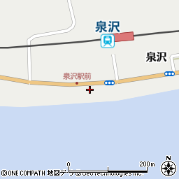 北海道上磯郡木古内町泉沢61周辺の地図