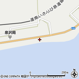 北海道上磯郡木古内町泉沢35周辺の地図