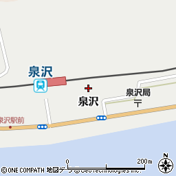 木古内町役場　泉沢生活改善センター周辺の地図