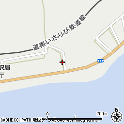 北海道上磯郡木古内町泉沢189周辺の地図