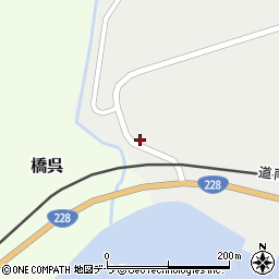 北海道上磯郡木古内町泉沢118-1周辺の地図