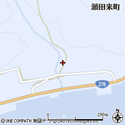 北海道函館市瀬田来町370-1周辺の地図