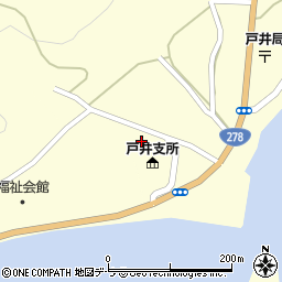 函館市役所　戸井教育事務所周辺の地図