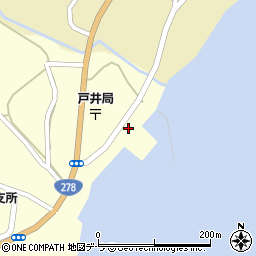 戸井漁業協同組合　東戸井支所信用部周辺の地図