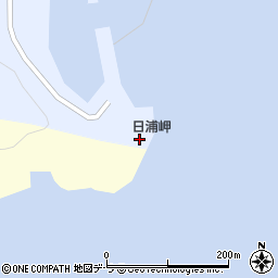 日浦岬灯台周辺の地図