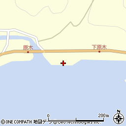 北海道函館市原木町184-1周辺の地図