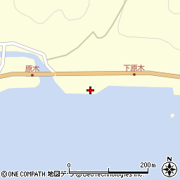 北海道函館市原木町184-4周辺の地図