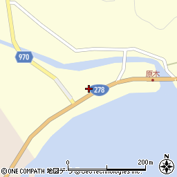北海道函館市原木町11周辺の地図