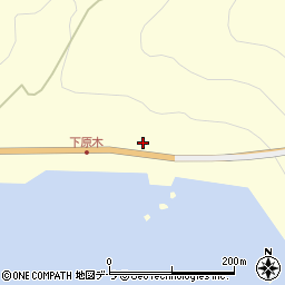 北海道函館市原木町210周辺の地図