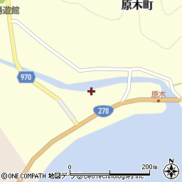 北海道函館市原木町83周辺の地図