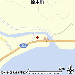 北海道函館市原木町21周辺の地図