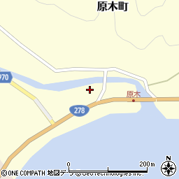 北海道函館市原木町86周辺の地図